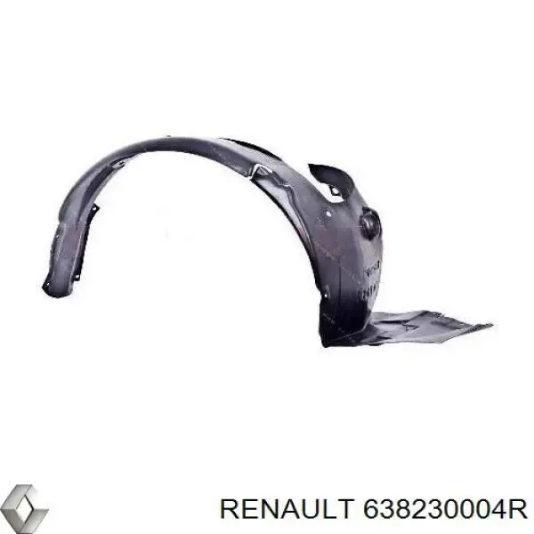 Guarda-barras direito do pára-lama dianteiro 638230004R Renault (RVI)