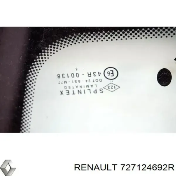 Pára-brisas 727123673R Renault (RVI)