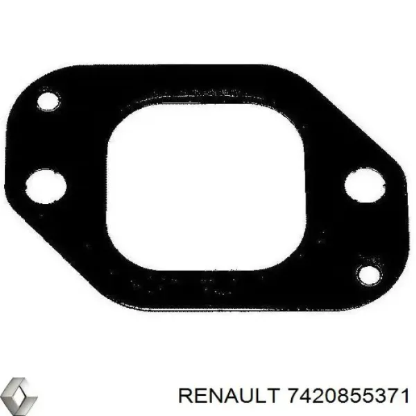 Vedante de tubo coletor de escape 7420855371 Renault (RVI)