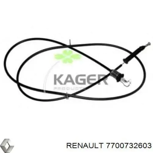 Cabo/pedal de gás (de acelerador) 7700732603 Renault (RVI)