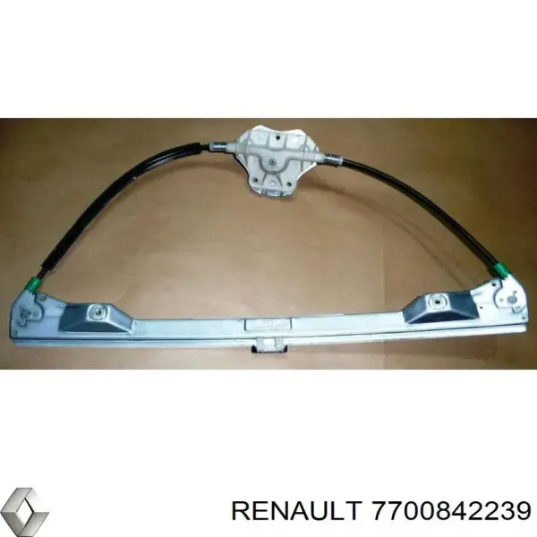 Mecanismo de acionamento de vidro da porta dianteira esquerda 7700842239 Renault (RVI)