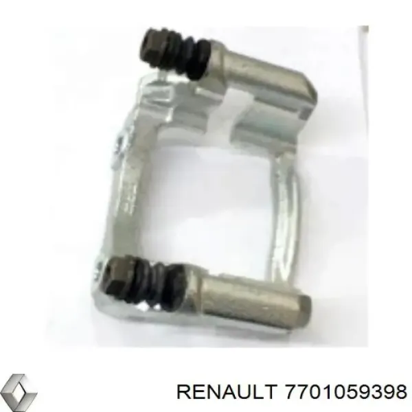 Braçadeira do freio de suporte dianteiro 7701059398 Renault (RVI)