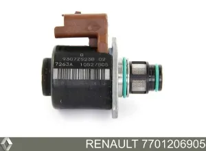 Válvula de regulação de pressão (válvula de redução da Bomba de Combustível de Pressão Alta) Common-Rail-System 7701206905 RENAULT)