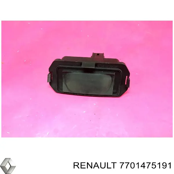 Puxador externo de tampa de porta-malas (de 3ª/5ª porta traseira) 7701475191 Renault (RVI)