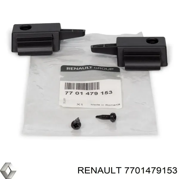 Kit de fixadores de estore traseiro 7701479153 Renault (RVI)