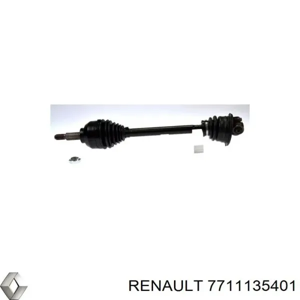 Semieixo (acionador) dianteiro esquerdo 7711135401 Renault (RVI)