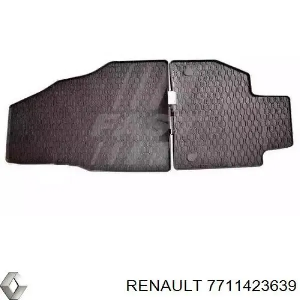 Tapete dianteiro, kit de 2 un. 7711423639 Renault (RVI)
