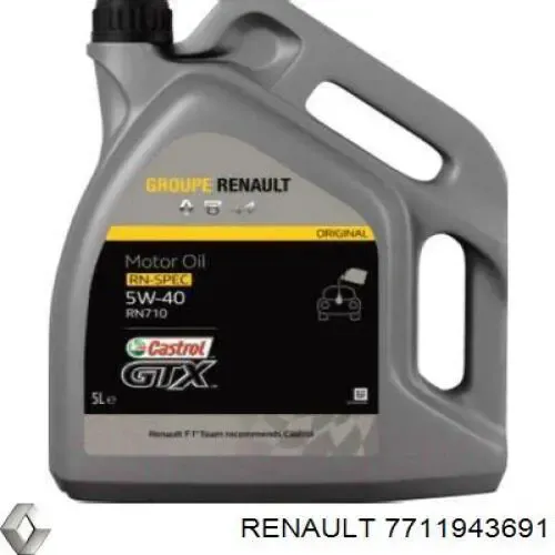 Óleo para motor 7711943691 Renault (RVI)