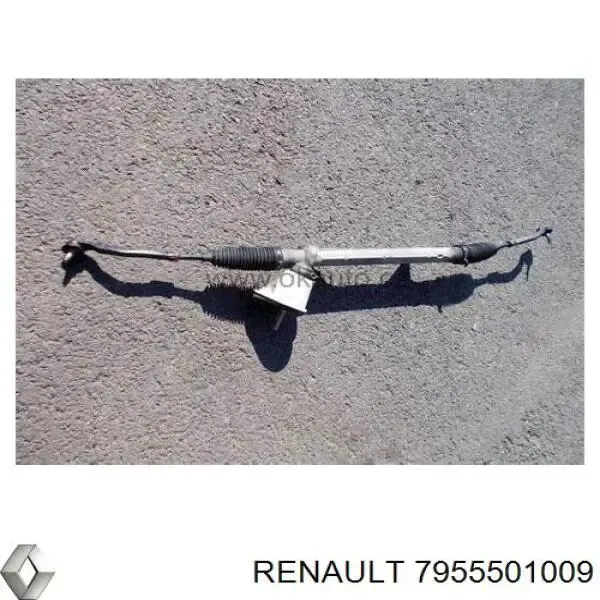 7955501009 Renault (RVI) cremalheira da direção