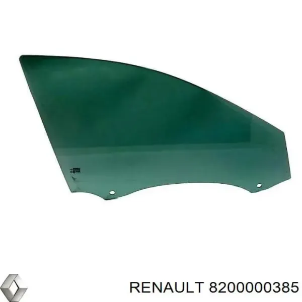 Vidro da porta dianteira direita 8200000385 Renault (RVI)