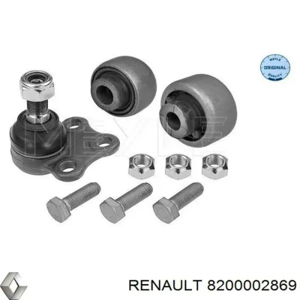 Bloco silencioso dianteiro do braço oscilante inferior 8200002869 Renault (RVI)