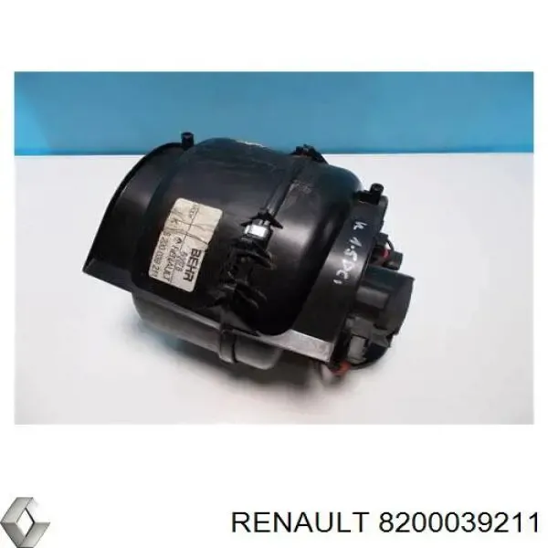 Motor de ventilador de forno (de aquecedor de salão) 8200039211 Renault (RVI)