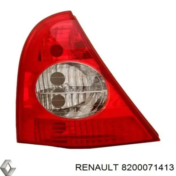 Lanterna traseira esquerda 8200071413 Renault (RVI)