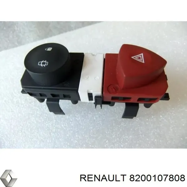 Botão de ativação do sinal de emergência Renault Scenic II
