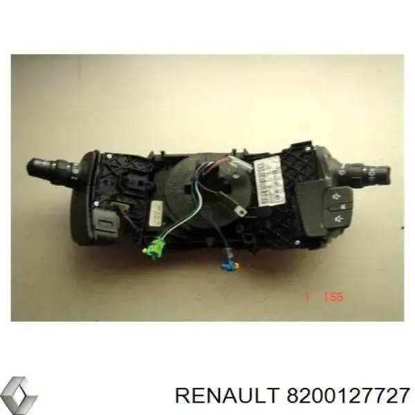 Comutador instalado na coluna da direção, montado 8200127727 Renault (RVI)