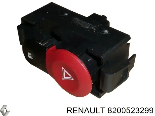 252105246R Renault (RVI) Botão de ativação do sinal de emergência
