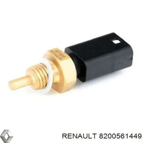 Sensor de temperatura do fluido de esfriamento 8200561449 Renault (RVI)