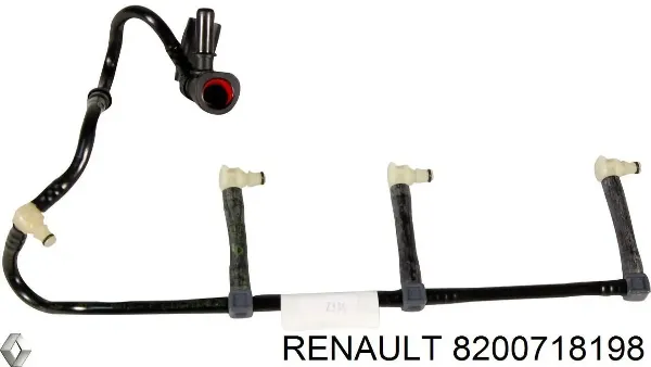 Tubo de combustível, inverso desde os injetores 8200718198 Renault (RVI)