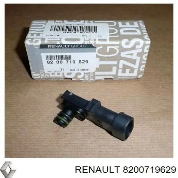 Sensor de pressão no coletor de admissão, MAP 8200719629 Renault (RVI)