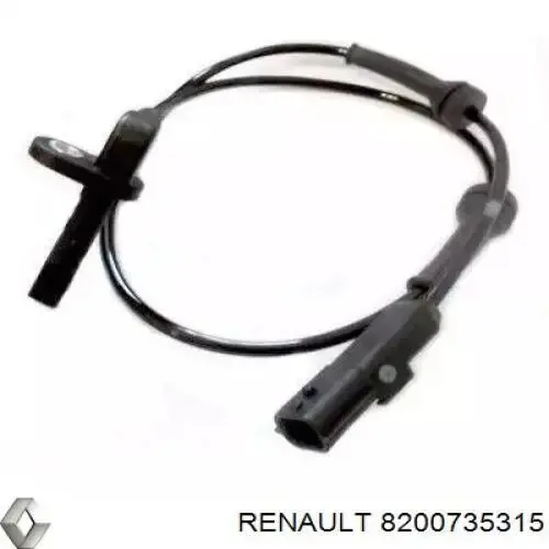 Sensor ABS traseiro 8200735315 Renault (RVI)