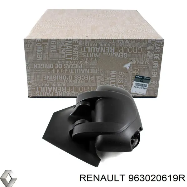 Espelho de retrovisão esquerdo 963020619R Renault (RVI)
