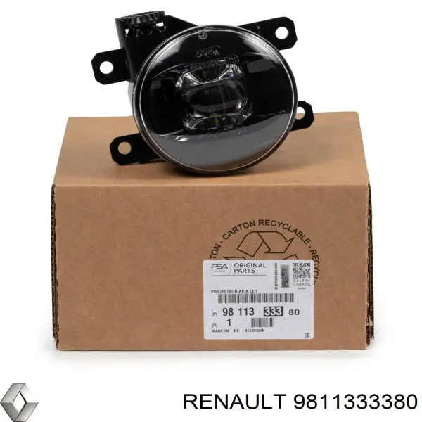 Luzes de nevoeiro esquerdas/direitas 9811333380 Renault (RVI)