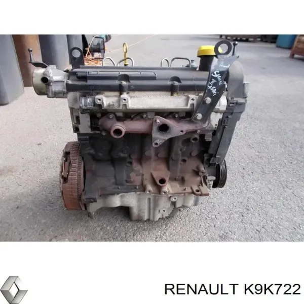 Motor montado K9K722 Renault (RVI)