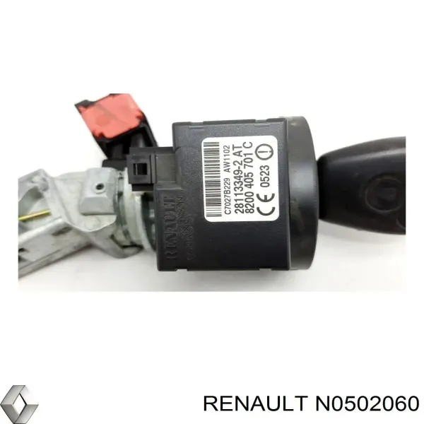 Fecho de ignição N0502060 Renault (RVI)