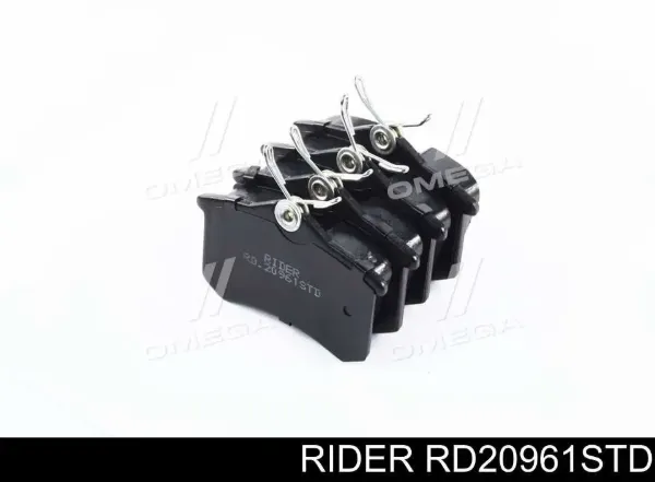 Sapatas do freio traseiras de disco RD20961STD Rider