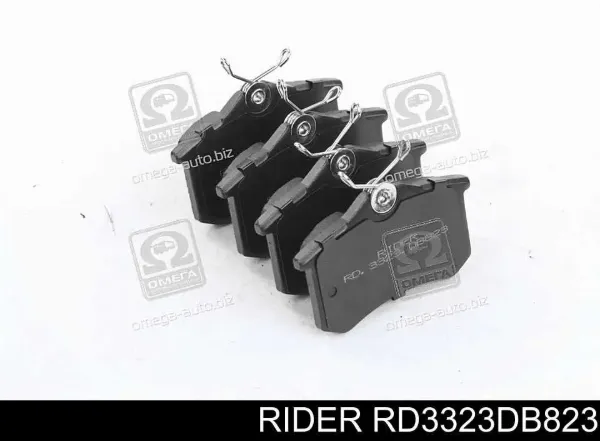 Sapatas do freio traseiras de disco RD3323DB823 Rider