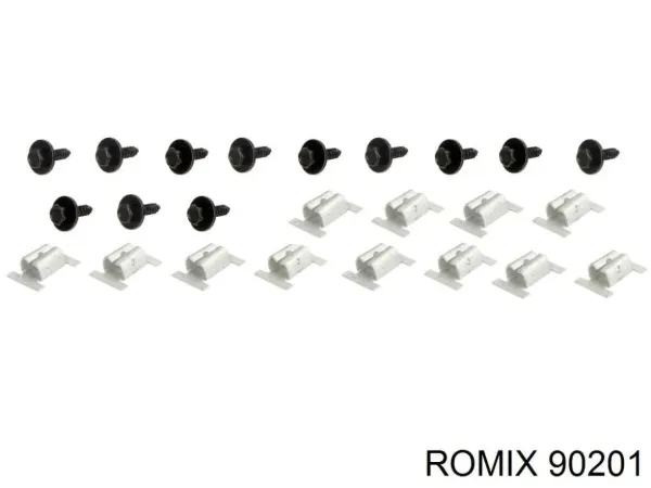 Consola de fixação de proteção de motor 90201 Romix
