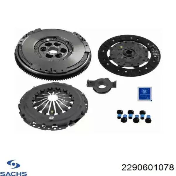 Kit de embraiagem (3 peças) 2290601078 Sachs