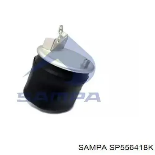 Coxim pneumático (suspensão de lâminas pneumática) do eixo SP556418K Sampa Otomotiv‏
