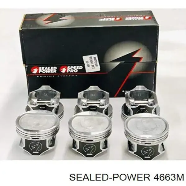 Folhas inseridas principais de cambota, kit, padrão (STD) 4663M Sealed Power