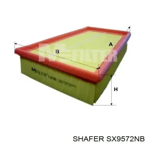 Filtro de ar SX9572NB Shafer