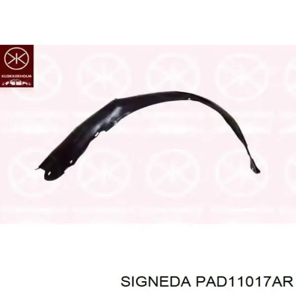 Guarda-barras direito do pára-lama dianteiro PAD11017AR Signeda