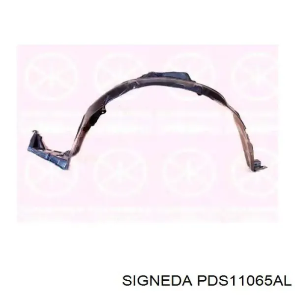 Guarda-barras direito do pára-lama dianteiro Nissan Primera W10