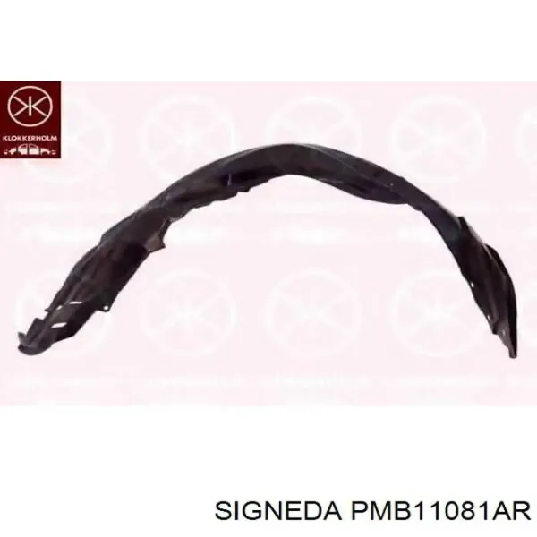 Guarda-barras direito do pára-lama dianteiro 0360361388 Tempest