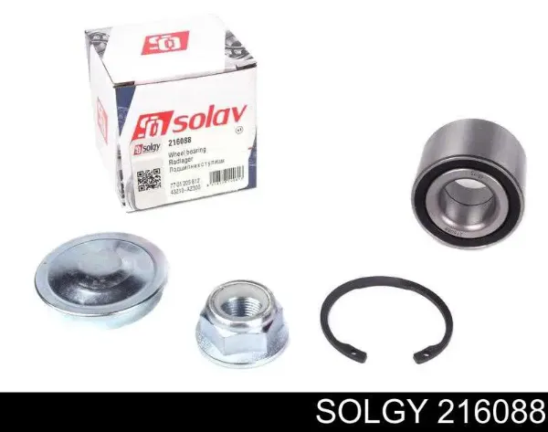Rolamento de cubo traseiro 216088 Solgy