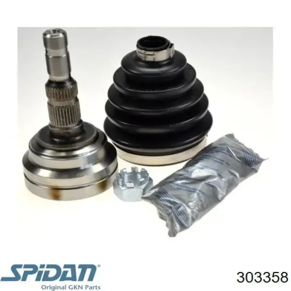 Junta homocinética externa dianteira 303358 GKN-Spidan