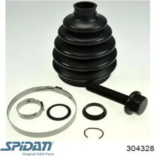Bota de proteção externa de junta homocinética do semieixo traseiro 304328 GKN-Spidan