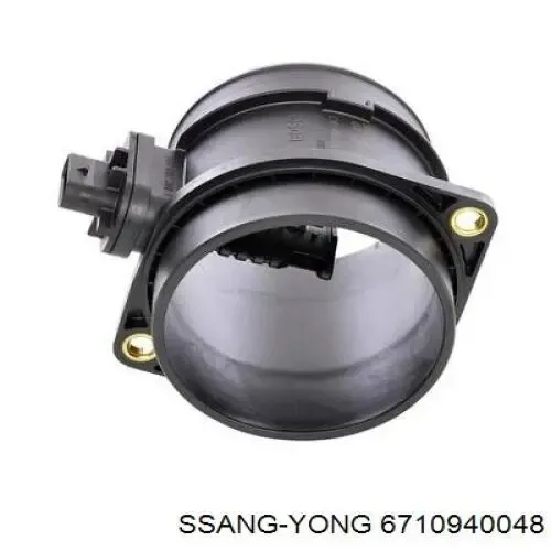 Sensor de fluxo (consumo) de ar, medidor de consumo M.A.F. - (Mass Airflow) 6710940048 Ssang Yong