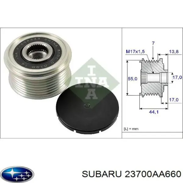 Gerador 23700AA660 Subaru