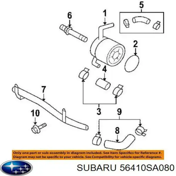 Proteção de motor, de panela (da seção de motor) Subaru Forester II