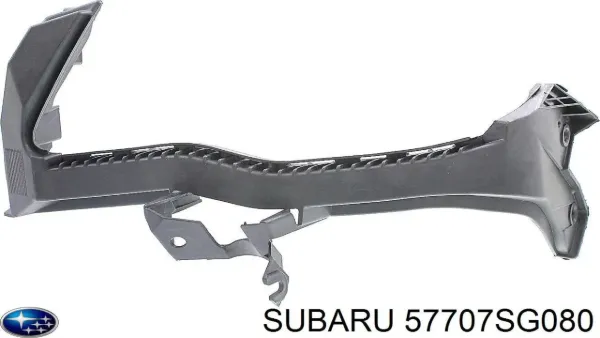 Consola direita do pára-choque traseiro externo 57707SG080 Subaru
