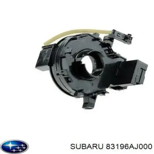 Anel AIRBAG de contato, cabo plano do volante 83196AJ001 Subaru