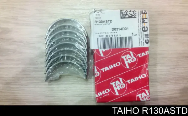 Folhas inseridas de cambota de biela, kit, padrão (STD) R130ASTD Taiho
