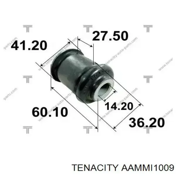 Bloco silencioso dianteiro do braço oscilante inferior AAMMI1009 Tenacity