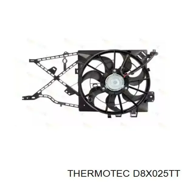 Ventilador elétrico de esfriamento montado (motor + roda de aletas) 1341264 General Motors