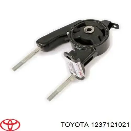 1237121021 Toyota Coxim (suporte) traseiro de motor